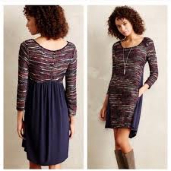 ANTHROPOLOGIE Maeve sweater dress with pockets - Picture 3 of 6